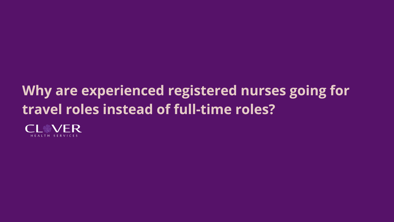 Registered Nurses for Travel Roles