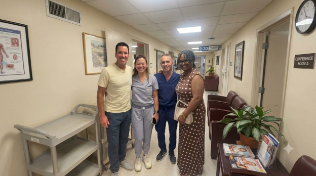 Clover Recruiters with Registered Nurses in One of the Major Brooklyn Hospital